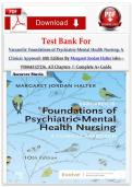 Test Bank For Varcarolis' Foundations of Psychiatric-Mental Health Nursing&colon; A Clinical Approach 10th Edition By Margaret Jordan Halter Isbn &ndash; 9780443127236&comma; All Chapters &vert;&vert; Complete A&plus; Guide