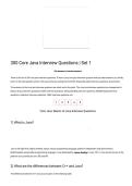 300 Core Java Interview Questions and Answers PDF 