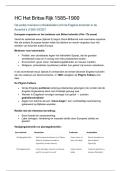 volledige samenvatting britse rijk geschiedenis havo 5