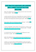 CCHT PRACTICE QUESTIONS AND ANSWERS 100&percnt; CORRECT REVIEW SOLUTION 2025-2026