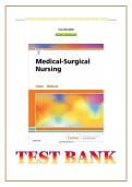 Test Bank for Medical Surgical Nursing&comma; 7th Edition by Adrianne Dill Linton&semi; Mary Ann Matteson&vert; Test Bank 100&percnt; Veri&filig;ed Answers