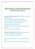 BSIS Firearm Written Exam Questions With Correct Answers 