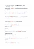 AMPP C3 Exam with Questions and Answers