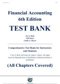 Complete Test Bank - Financial Accounting&comma; 6th Edition &ndash; Jay S&period; Rich&comma; Jeff Jones&comma; Linda A&period; Myers &ndash; ISBN 9780357984949 &lpar;All Chapters Covered 1&ndash;12&rpar;