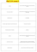 BIOL 214 Exam 3 &ndash; Practice Questions and Study Guide &vert; Latest 2026&sol;2027 Edition &vert; Verified Answers
