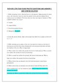 PATH INTL CTRI STUDY GUIDE PRACTICE QUESTIONS AND ANSWERS - 100&percnt; VERIFIED SOLUTION