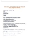 92Y SUPPLY - CHEAT SHEET UPDATED WITH COMPLETE 100&percnt; VERIFIED SOLUTIONS&excl;&excl;