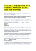 USPAP EXAM QUESTIONS WITH CORRECT ANSWERS &lpar;LATEST 2025-2026 UPDATES&rpar; 