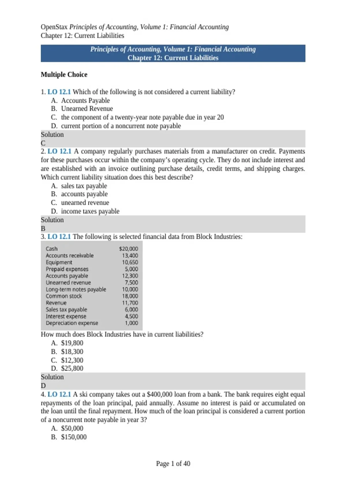 OSX Financial Accounting ISM Chapter 12 Complete Study Guide 2025/2026 ...