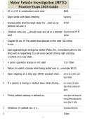 Motor Vehicle Investigation &lpar;MPTC&rpar; Practice Exam 2026 Guide
