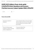 NURS 5433 Midterm Exam study guide COMPLETE EXAM Questions and Answers &lpar;Verified Answers&rpar; &lpar;Latest Update 2026&rpar; UPDATE&excl;&excl;