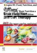 TEST BANK For Williams Basic Nutrition and Diet Therapy 16th Edition by Staci Nix&comma; All 23 Chapters Covered&comma; Verified Latest Edition