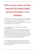 NFHS Basketball Exam Part II Exam 2026&sol;2027 Updated Verified Questions and Solutions A&plus; Pass Guaranteed