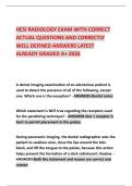 HESI RADIOLOGY EXAM WITH CORRECT ACTUAL QUESTIONS AND CORRECTLY WELL DEFINED ANSWERS LATEST ALREADY GRADED A&plus; 2026