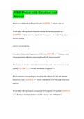 APRP Pretest with Questions and Answers
