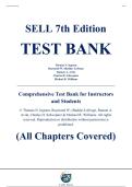 Complete Test Bank - SELL&comma; 7th Edition &ndash; Thomas N&period; Ingram&comma; Raymond W&period; LaForge&comma; Ramon A&period; Avila&comma; Charles H&period; Schwepker&comma; Michael R&period; Williams &ndash; ISBN 9780357901380 &lpar;All Chapters Covered 1&ndash;10&rpar;