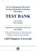 Complete Test Bank - Service Management&colon; Operations&comma; Strategy&comma; Information Technology&comma; 10th Edition &ndash; Sanjeev K&period; Bordoloi&comma; James A&period; Fitzsimmons&comma; Mona J&period; Fitzsimmons &ndash; ISBN 9781264098354 &lpar;All Chapters Covered 1&ndash;16&rpar;