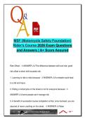 MSF EXAM COMPLETE PACKAGE DEAL