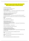 MSF Basic E-Course Study Guide with all Correct & 100&percnt; Verified Answers &vert;Already Graded A&plus;