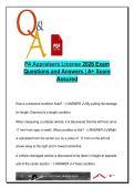 Pennsylvania Appraisers License Exam &lpar;2026&rpar; &ndash; Complete Questions and Answers for Certification Success