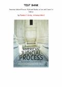 American Judicial Process&colon; Myth and Reality in Law and Courts &ndash; Pamela Corley &vert; 1st Edition Test Bank &lpar;All Chapters&rpar;