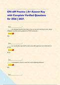 EPA 609 Practice &vert; A&plus; Answer Key with Complete Verified Questions for 2026 &vert; 2027&period;     