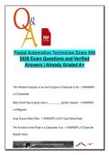 Postal Automotive Technician Exam 944 &lpar;2026&rpar; &ndash; Verified Questions and Correct Answers &vert; A&plus; Graded Study Guide
