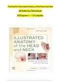 Test Bank for Illustrated Anatomy of the Head and Neck&comma; 5th Edition by Fehrenbach &ndash; Dental & Health Sciences Exam Resource