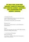 CFI CBCA FINAL EXAM PREP  2026&sol;2027 COMPLETE QUESTIONS  WITH VERIFIED CORRECT ANSWERS &vert;&vert;  100&percnt; GUARANTEED PASS  <NEWEST VERSION> 