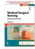 Test Bank for Medical-Surgical Nursing &lpar;6th Edition&rpar; by Holly Stromberg &period;&vert;All chapters covered 1-49&comma; Graded A&plus;&period;