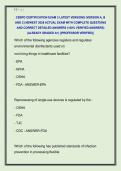 CBSPD CERTIFICATION EXAM 3 LATEST VERSIONS &lpar;VERSION A&comma; B  AND C&rpar; NEWEST 2026 ACTUAL EXAM WITH COMPLETE QUESTIONS  AND CORRECT DETAILED ANSWERS &lpar;100&percnt; VERIFIED ANSWERS&rpar;  &vert;ALREADY GRADED A&plus;&vert; &vert;&vert;PROFESSOR VERIFIED&vert;&vert; 