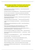 Florida Motorcycle Riders Test Review with all Correct & 100&percnt; Verified Answers &vert;Already Graded A&plus;