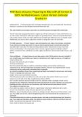 MSF Basic eCourse&colon; Preparing to Ride with all Correct & 100&percnt; Verified Answers &vert;Latest Version &vert;Already Graded A&plus;