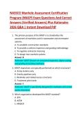 NASSCO Manhole Assessment Certification  Program &lpar;MACP&rpar; Exam Questions And Correct  Answers &lpar;Verified Answers&rpar; Plus Rationales  2026 Q&A &vert; Instant Download Pdf