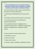  CPPS IHI EXAM NEWEST 2026 ACTUAL EXAM WITH COMPLETE  QUESTIONS AND CORRECT DETAILED ANSWERS &lpar;100&percnt; VERIFIED  ANSWERS&rpar; &vert;ALREADY GRADED A&plus;&vert; &vert;&vert;PROFESSOR VERIFIED&vert;&vert; 