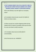 ETS MFT BUSINESS NEWEST 2026 ACTUAL EXAM WITH COMPLETE  QUESTIONS AND CORRECT DETAILED ANSWERS &lpar;100&percnt; VERIFIED  ANSWERS&rpar; &vert;ALREADY GRADED A&plus;&vert; &vert;&vert;PROFESSOR VERIFIED&vert;&vert;