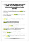 CFI FMVA EXAM STUDY GUIDE&vert;QUESTIONS AND 100&percnt; CORRECT WELL DETAILED ANSWERS&vert;LATEST UPDATE&excl;&excl;&excl;&excl;&excl;2026&vert;GUARANTEED PASS&vert;GRADED A&plus;&vert;VERIFIED