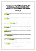 CFI FMVA PRACTICE TEST&vert;QUESTIONS AND 100&percnt; CORRECT WELL DETAILED ANSWERS&vert;LATEST UPDATE&excl;&excl;&excl;&excl;&excl;2026&vert;GUARANTEED PASS&vert;GRADED A&plus;&vert;VERIFIED