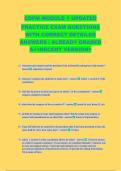 CDFM MODULE 1 UPDATED PRACTICE EXAM QUESTIONS WITH CORRECT DETAILED ANSWERS &vert; ALREADY GRADED A&plus;<RECENT VERSION>