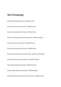 Med Terminology