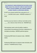 TCIS-THERAPEUTIC CRISIS INTERVENTION FOR SCHOOLS EXAM  NEWEST 2026 ACTUAL EXAM WITH COMPLETE QUESTIONS AND  CORRECT DETAILED ANSWERS &lpar;100&percnt; VERIFIED ANSWERS&rpar;  &vert;ALREADY GRADED A&plus;&vert; &vert;&vert;PROFESSOR VERIFIED&vert;&vert; 
