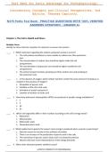 Test Bank for Davis Advantage for Pathophysiology &vert; FULLY COVERED Exam &vert;QUESTIONS & ANSWERS&vert; already graded A&plus; &lpar;COMPLETE BUNDLE&rpar; UPDATED&excl;&excl;&excl;