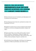 PHOENIX FIRE DEPARTMENT COMPREHENSIVE EXAM TEST BANK COMPLETE QUESTIONS AND ANSWERS 2026 ALREADY PASSED GRADED A&plus;&period;