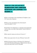 PHOENIX FIRE DEPARTMENT EXAMINATION TEST COMPLETE QUESTIONS AND ANSWERS 2026 GRADED A&plus;&period;