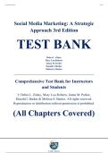 Complete Test Bank - Social Media Marketing&colon; A Strategic Approach&comma; 3rd Edition &ndash; Debra L&period; Zahay&comma; Mary Lou Roberts&comma; Janna M&period; Parker&comma; Donald I&period; Barker&comma; Melissa S&period; Barker &ndash; ISBN 9780357516188 &lpar;All Chapters Covered 1&ndash;14&rpar;