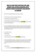 NERC RC EXAM PREP&vert;QUESTIONS AND 100&percnt; CORRECT WELL DETAILED ANSWERS&vert;LATEST UPDATE&excl;&excl;&excl;&excl;&excl;2026&vert;GUARANTEED PASS&vert;GRADED A&plus;&vert;VERIFIED