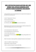 NERC CERTIFICATION EXAM&vert;QUESTIONS AND 100&percnt; CORRECT WELL DETAILED ANSWERS&vert;LATEST UPDATE&excl;&excl;&excl;&excl;&excl;2026&vert;GUARANTEED PASS&vert;GRADED A&plus;&vert;VERIFIED
