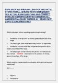 USPS EXAM 421 WINDOW CLERK FOR THE UNITED  STATES POSTAL SERVICE TEST EXAM NEWEST  2026 ACTUAL EXAM QUESTIONS AND CORRECT  DETAILED ANSWERS &lpar;VERIFIED ANSWERS&rpar; ALL  ANSWERED&sol; ALREADY GRADED A&plus; &vert; BRAND NEW&excl;  &vert; 100&percnt; GUARANTEED PASS