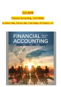 Test Bank for Financial Accounting &lpar;11th Edition&rpar; by Robert Libby&comma; Patricia Libby & Frank Hodge &ndash; Chapters 1&ndash;13 Complete Exam Preparation Material