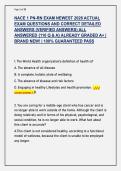 NACE 1 PN-RN EXAM NEWEST 2026 ACTUAL  EXAM QUESTIONS AND CORRECT DETAILED  ANSWERS &lpar;VERIFIED ANSWERS&rpar; ALL  ANSWERED &lbrace;110 Q & A&rcub; ALREADY GRADED A&plus; &vert;  BRAND NEW&excl; &vert; 100&percnt; GUARANTEED PASS 